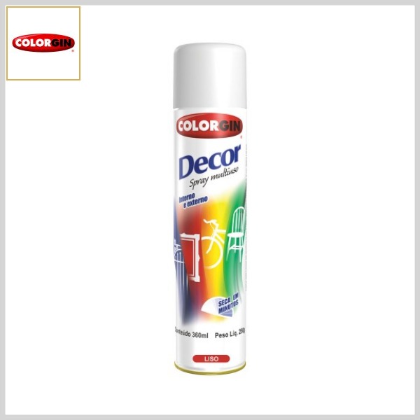 Tinta Spray Decor Multiuso (Liso, Lata 250g/360ml)