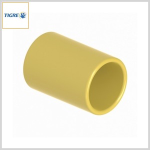 Luva de Pressão Eletroduto Corrugado PVC Tigreflex® Amarelo