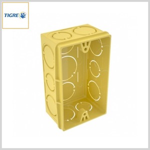 Caixa de Luz 4x2 PVC Tigreflex® Amarelo