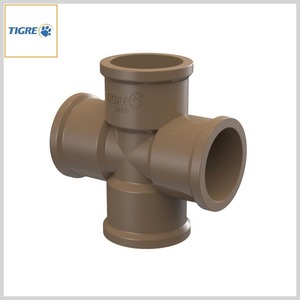 Cruzeta PVC Marrom Soldável