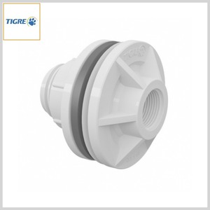 Adaptador PVC Água Fria Roscável c/Flange+Anel