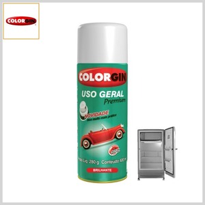 Tinta Spray Uso Geral Premium Brilhante Geladeiras, Lata 280g_400ml
