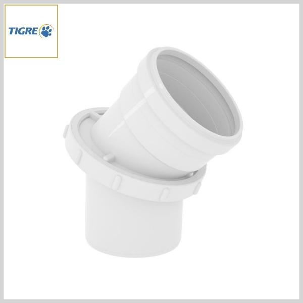 Conexão CurVar 45º PVC Esgoto Série Normal