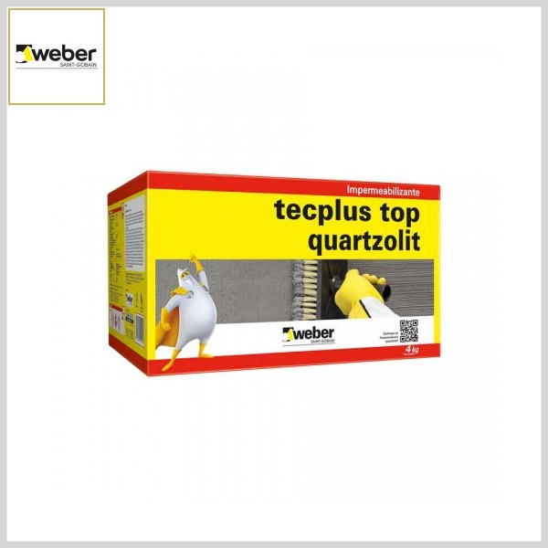 Revestimento Impermeabilizante Tecplus Top Quartzolit, 4kg