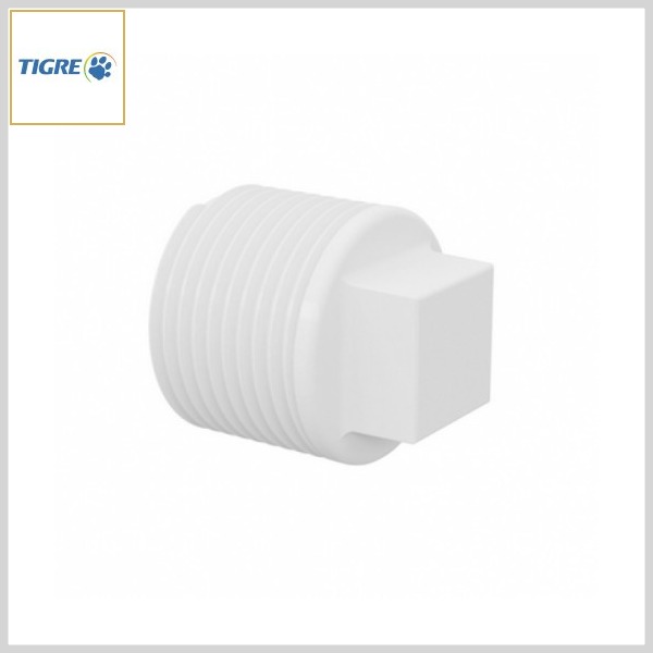 Plug PVC Água Fria Roscável