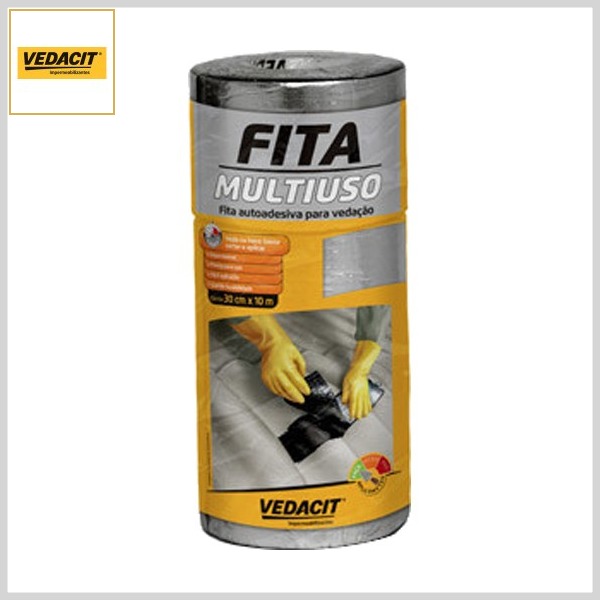Fita Multiuso Auto-Adesiva Vedacit, 10mt x 30cm