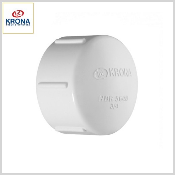 Cap PVC Água Fria Roscável