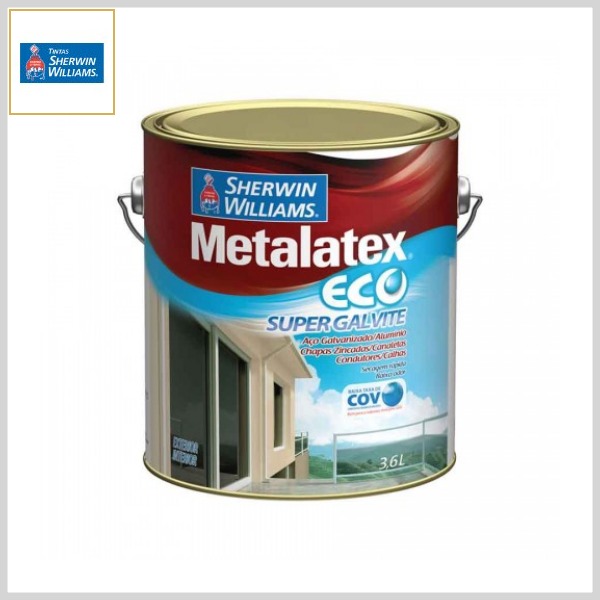 Fundo Base Água Metalatex® Eco SuperGalvite Galvanizados, Galão 3.6lt