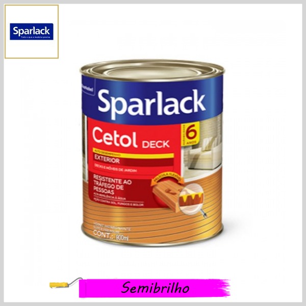 Verniz Cetol Deck Premium Semibrilho, Lata 900ml