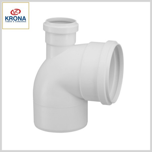 Joelho 90º PVC Esgoto Série Normal c/Visita