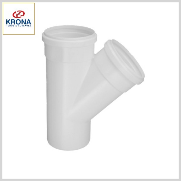 Junção Simples PVC Esgoto Série Normal
