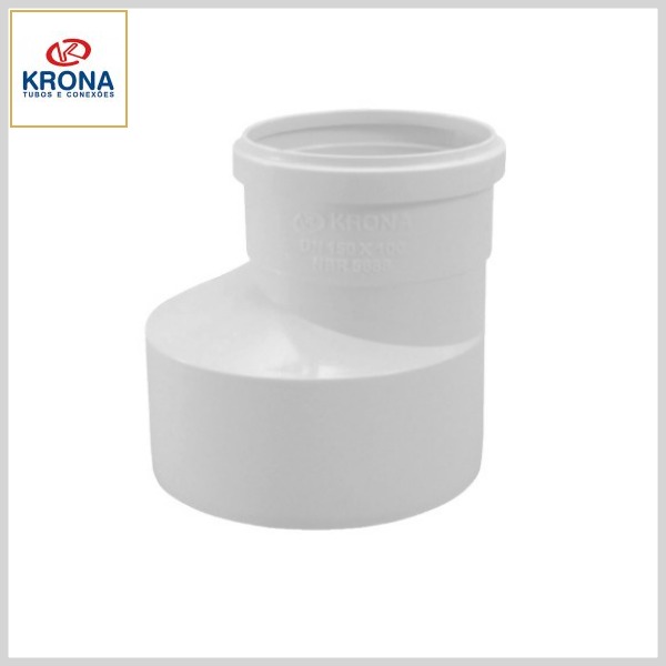 Redução Excêntrica PVC Esgoto Série Normal