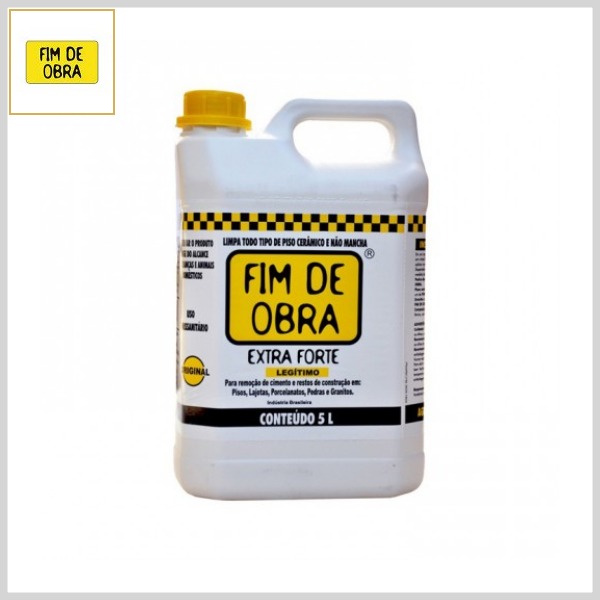 Limpador Fim de Obra Extra-Forte p/Pisos e Pedras (5 lt)