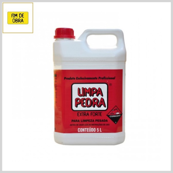 Limpador Limpa Pedras Extra-Forte Uso Profissional (5 lt)