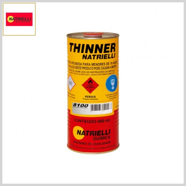 Solvente Thinner 8100 p/Limpeza e Graxas (900 ml)