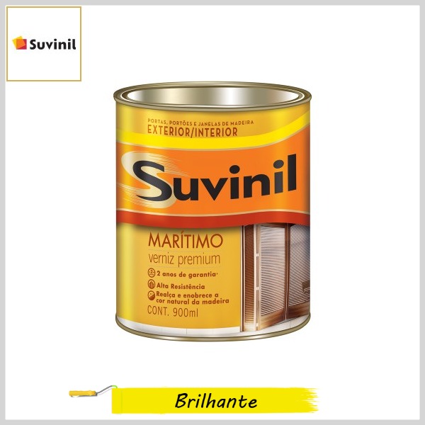 Verniz Marítimo Premium Brilhante, Lata 900ml