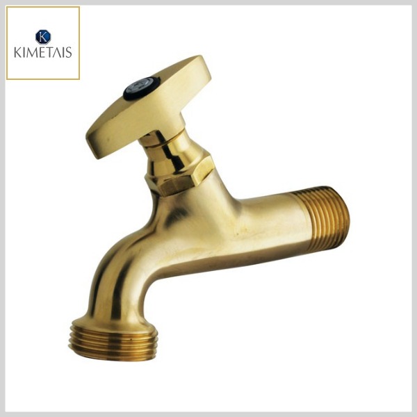 Torneira de Tanque/Jardim 1028 A10 Top Parede 70mm Mvs Dourado