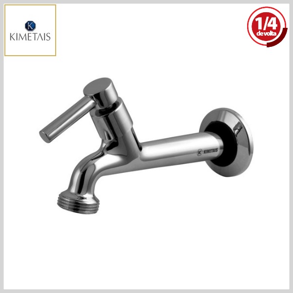 Torneira de Tanque/Jardim 1033 C01 Alfa Parede 130mm 1/4Volta Cromado